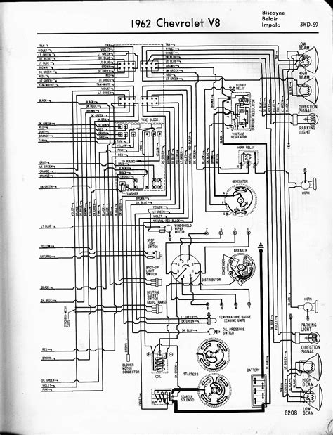 62 chevy impala wiring diagram 